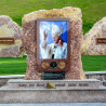 Pamätník pápeža Jána Pavla II na hore Butk ...
